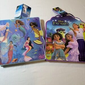 Makeup Beauty Kit Cosmetic Set w/ Mirror  Girls Disney Little Mermaid/Encanto